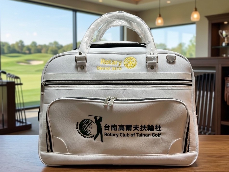 Custom Golf Garment Bag White Rotary Sincere Customized
