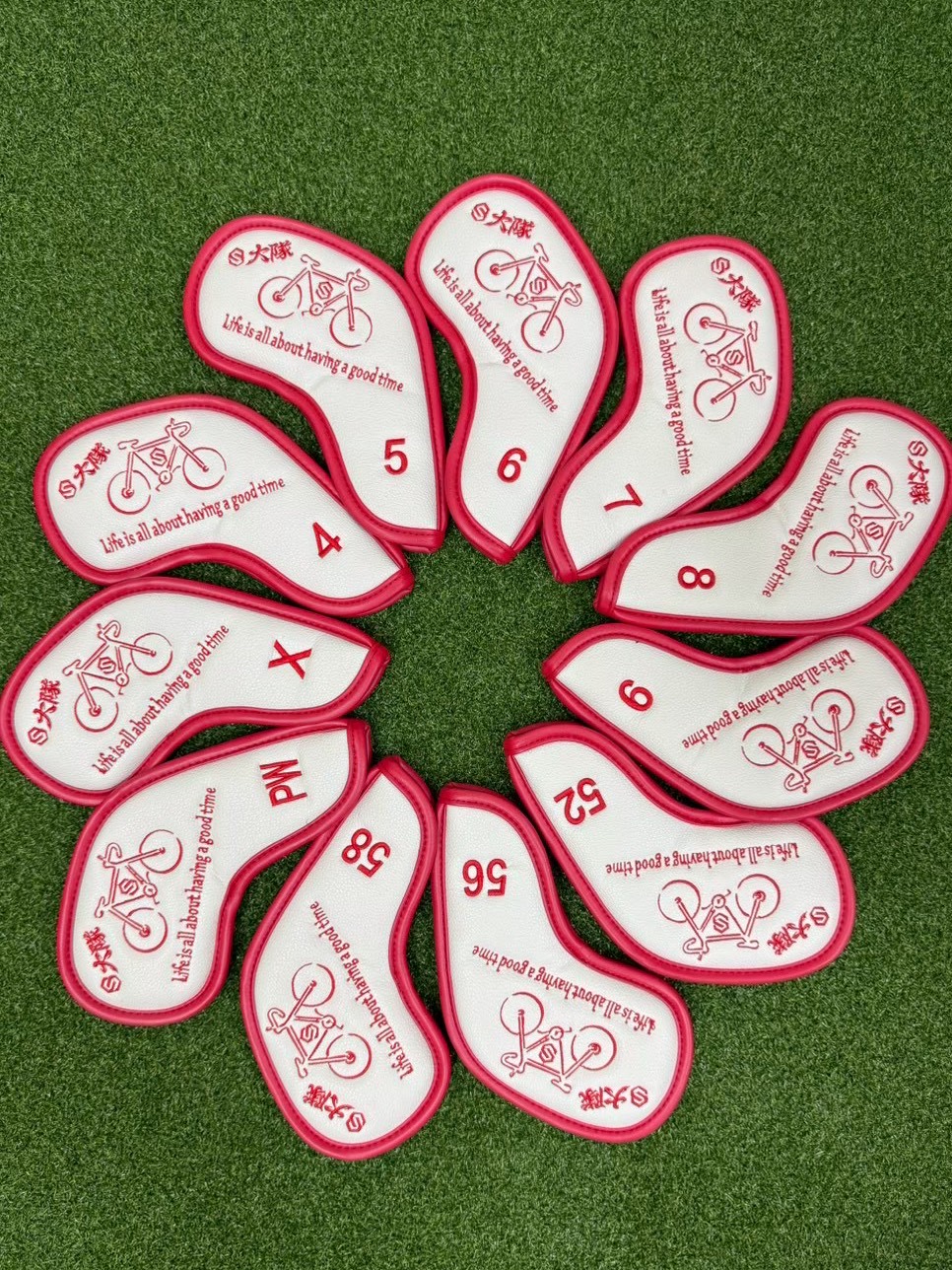 custom-golf-iron-head-cover-set-red-white-sincere-customized
