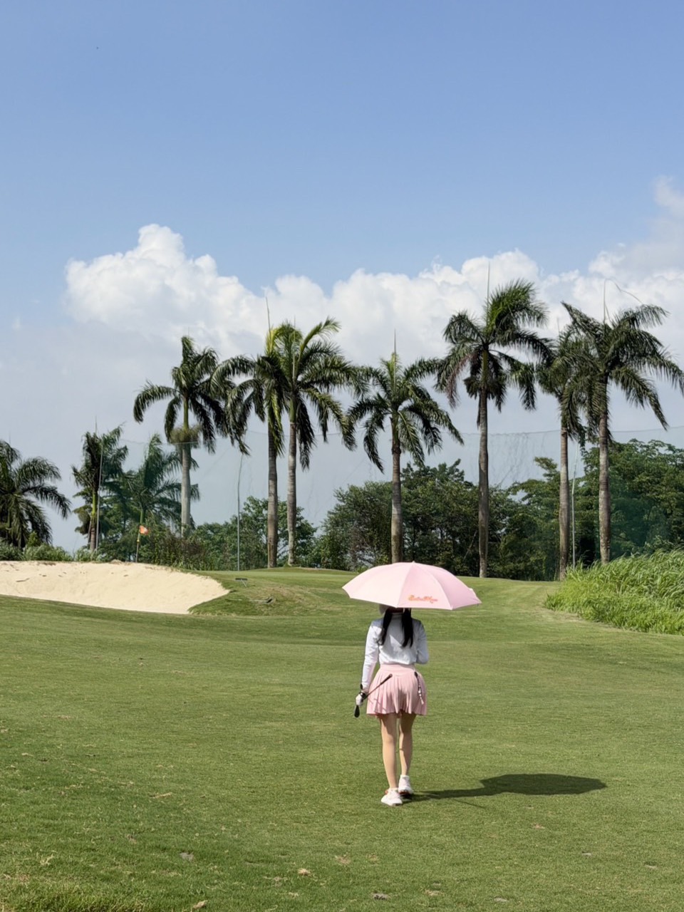 Custom Golf Umbrella Course Lifestyle Sincere Customized