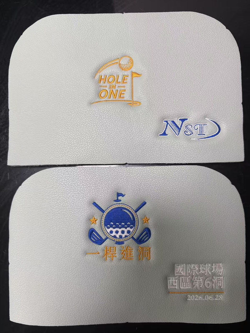hole-in-one-golf-pouch-embroidery-panels-sincere-customized